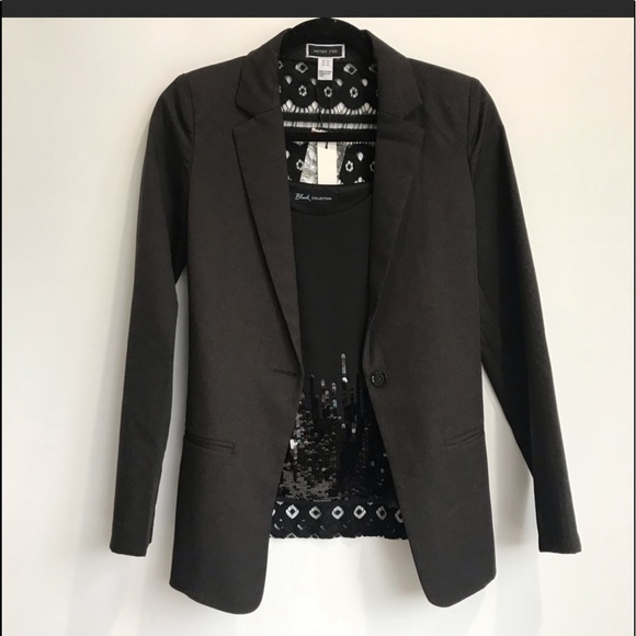 💐BLAZER WITH SEE-THROUGH BACK - Picture 3 of 3